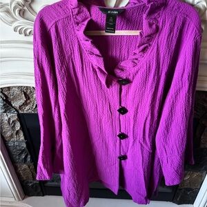 Ali Miles Women's Purple Top